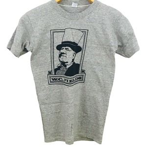 Vtg Artex W.C. Fields T-Shirt Adult M (38-40) Tee‎ Shirt Heather Gray S Fit
